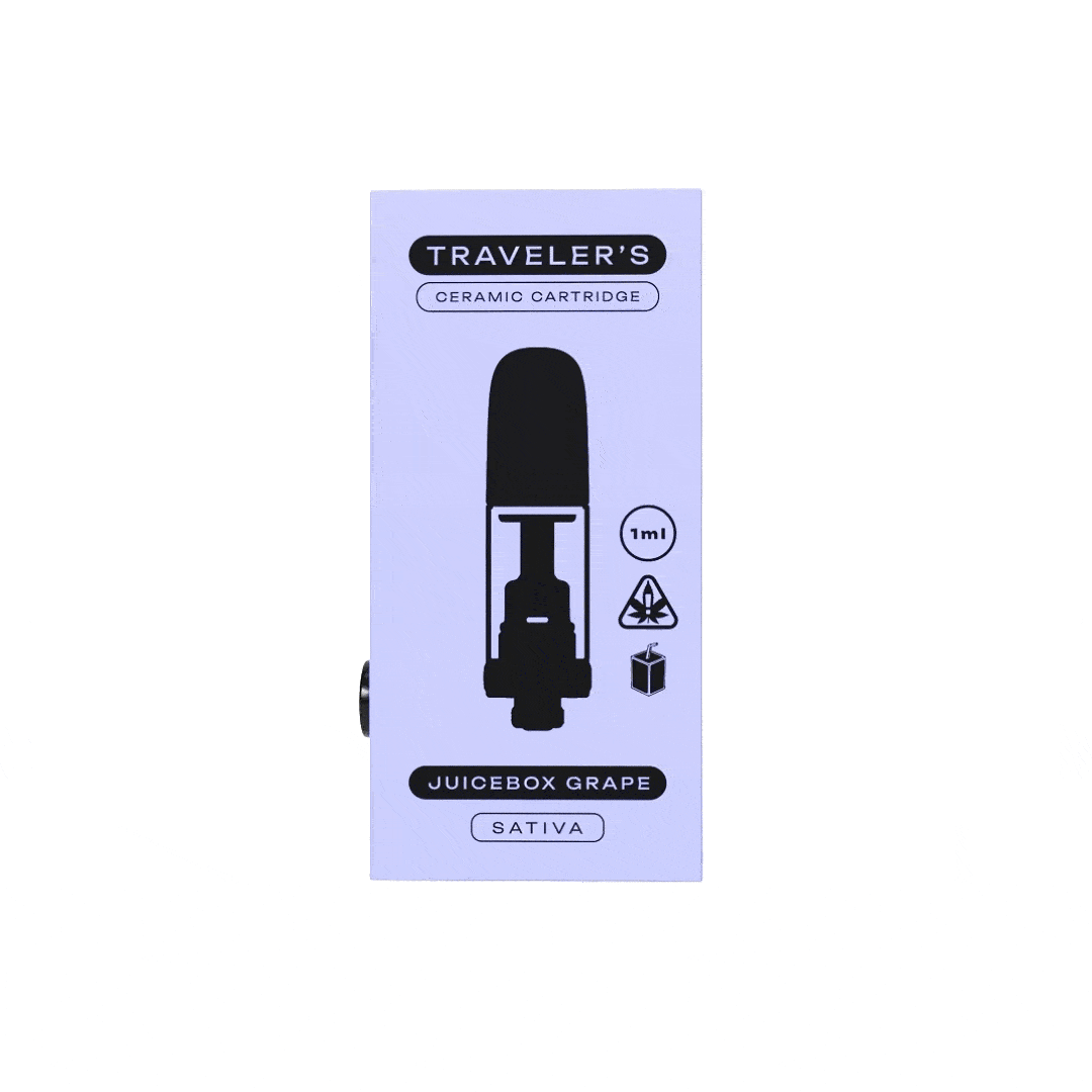 Traveler’s® Ceramic Vape Cartridges 1ml - Apple Sauce (Hybrid)
