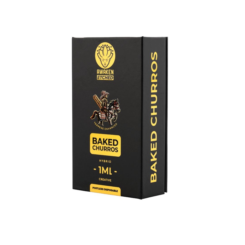 Awaken® Etched Disposable Vape 1ml - Watermelon Yeti (Hybrid)