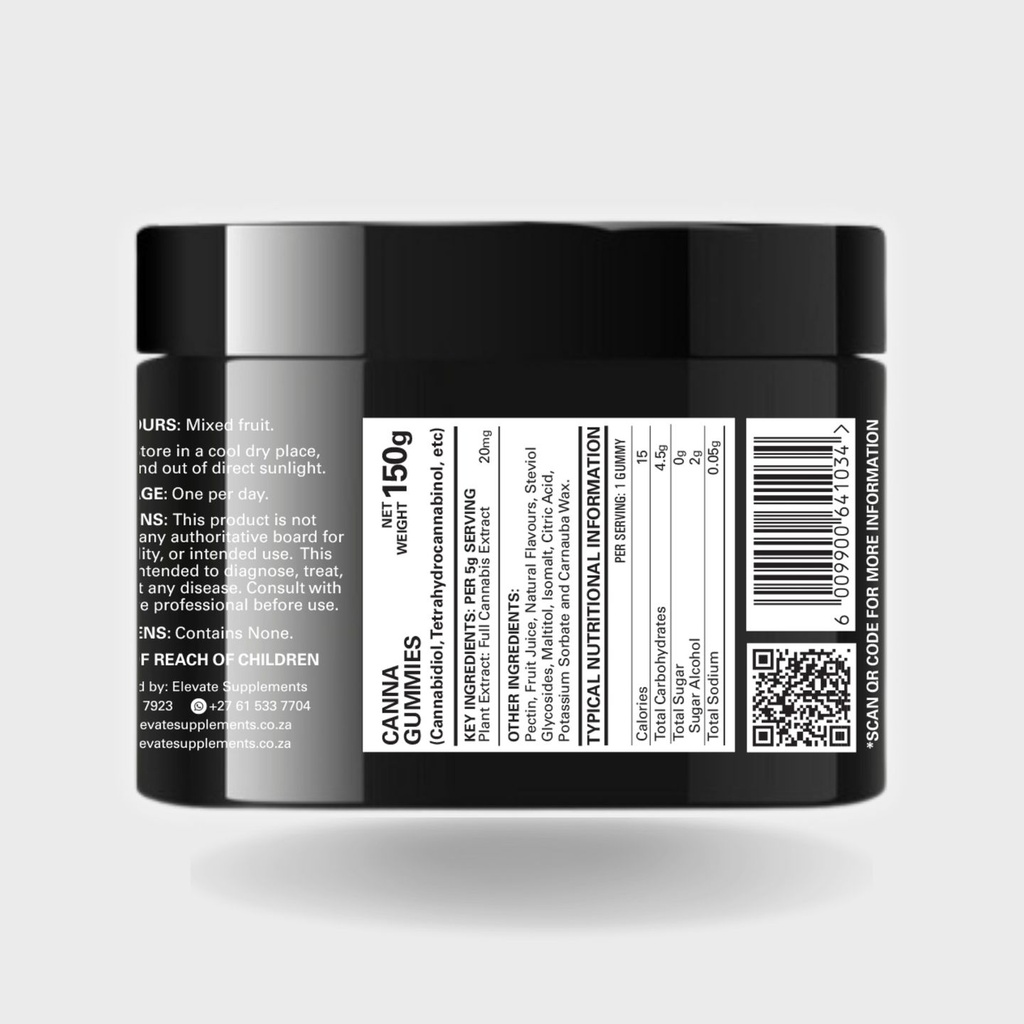 Canna Gummies 600mg (30x20mg)