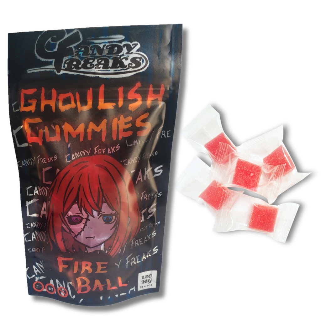 Candy Freaks Ghoulish Gummies - Fireball 120mg (4x30mg)