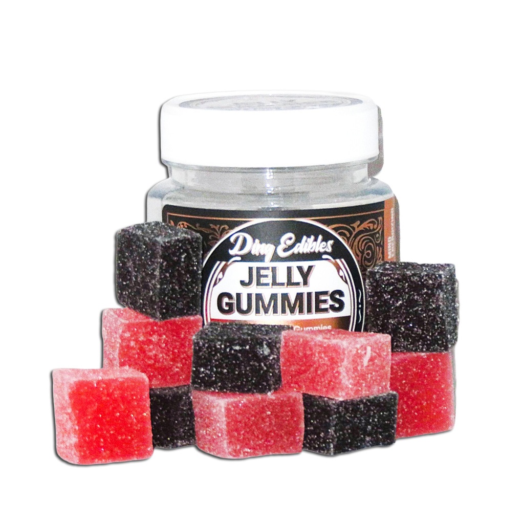 Jelly Gummies - Pomegranate & Blackcurrant 200mg (10x20mg) (Indica)