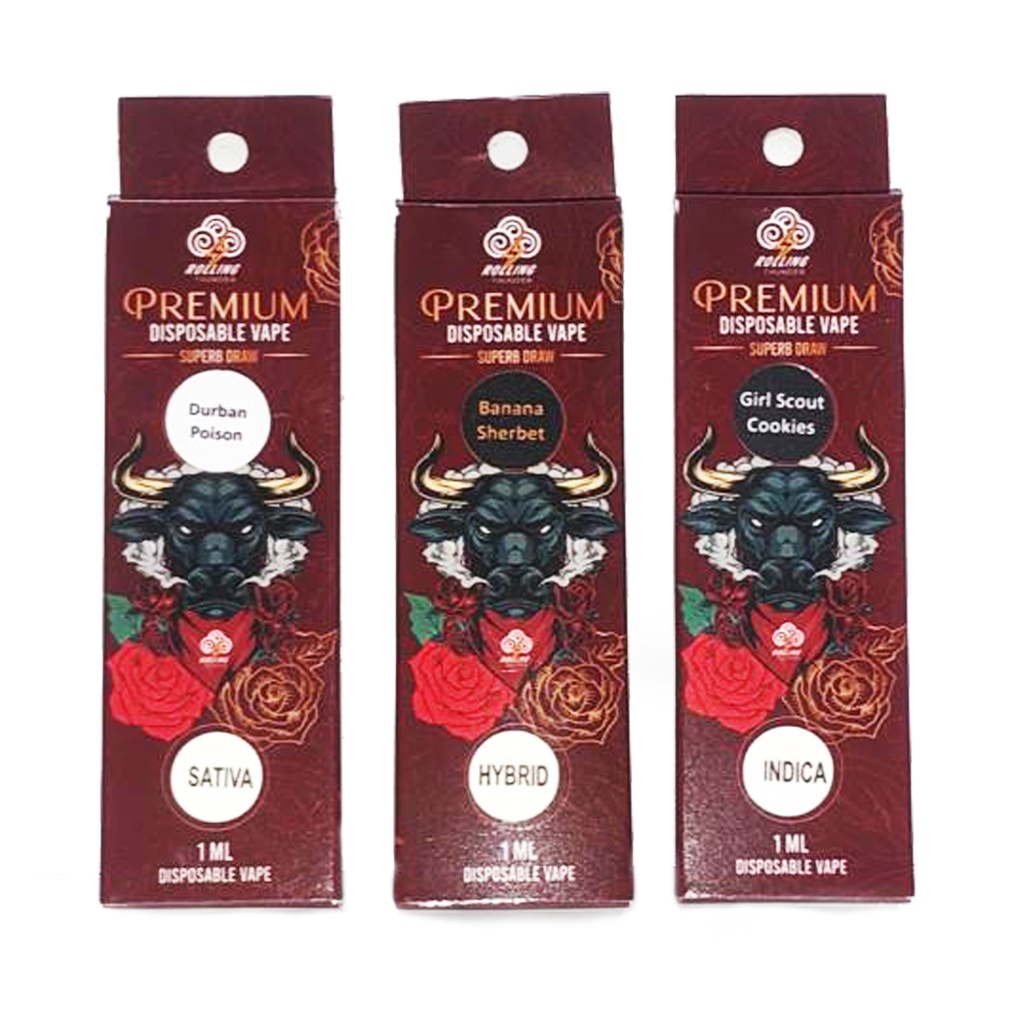 Rolling Thunder Disposable Vape 1ml - Apple Fritter (Hybrid)