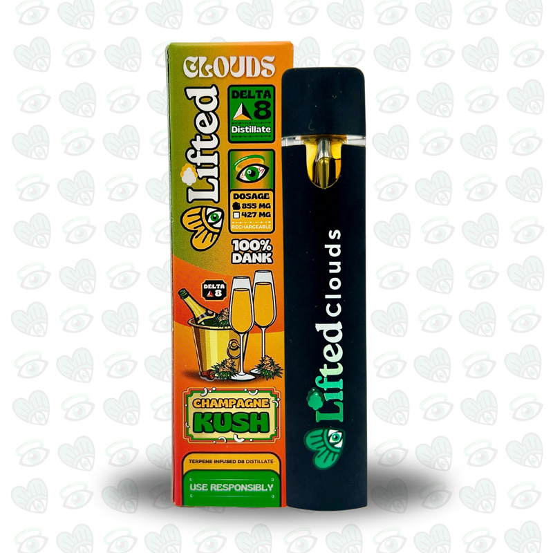 Lifted Delta 8 Disposable Vape 1ml - Champagne Kush (Indica)